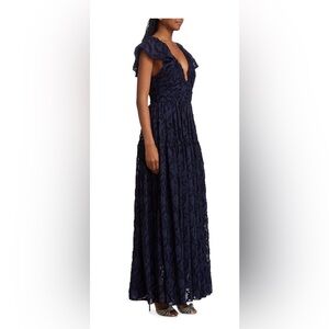 Tanya Taylor Navy Maxi Dress size 10.  MN119